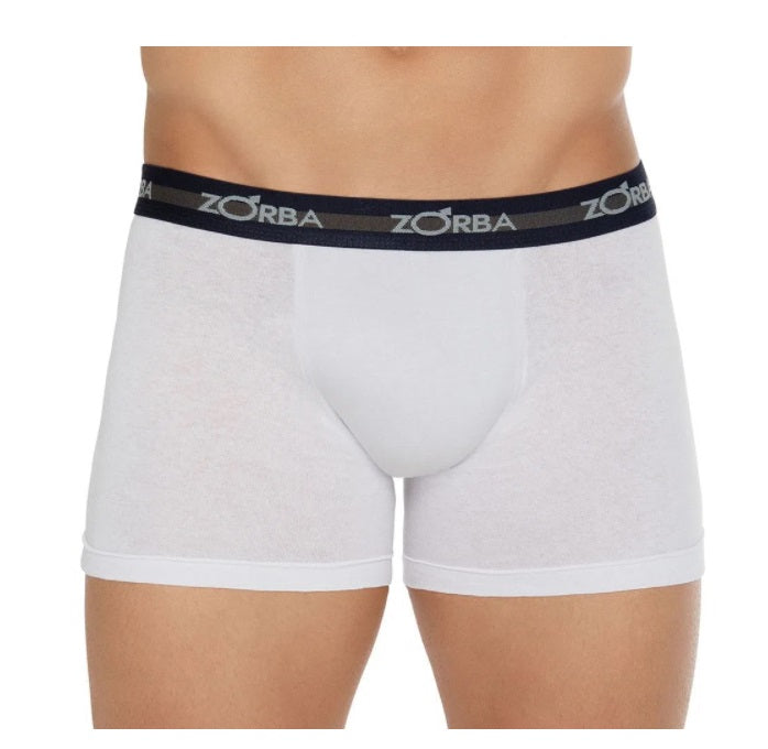 Lot of 3 Zorba Boxer Max 702 Cotton White Male Underwear Original Brazilian