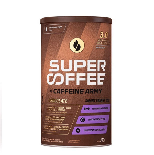 Caffeine Army 3.0 Chocolate Flavor Coffee Energetic Supplement 380g - SuperCoffee