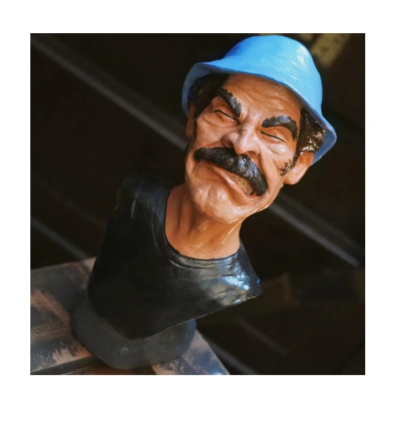 Brazilian Seu Madruga Chaves Bust Collectible Statue Home Decorative Geek Art