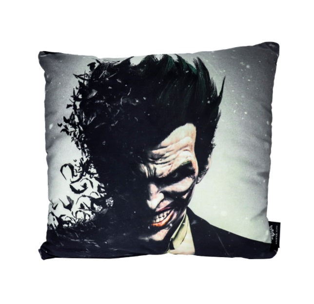 Brazilian DC Comics Joker Black & White Cushion Pillow Decorative Collectible