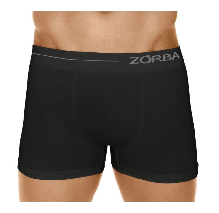 Lot of 3 Zorba Boxer Seamless Side 839 Black Male Underwear Original Brazilian