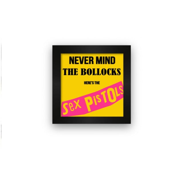 Sex Pistols Never Mind Bollocks Tile w/ Frame Collectible Decorative Framework