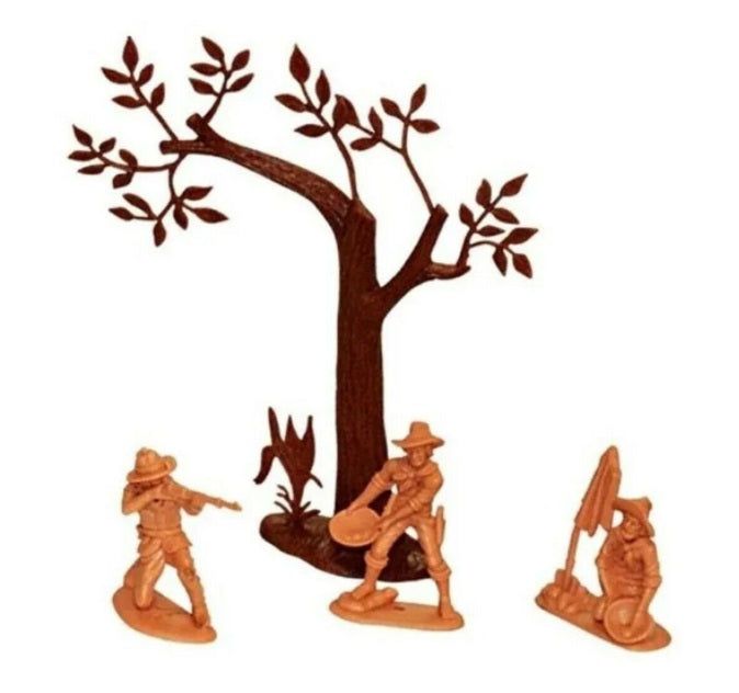 Original Gulliver Apache Cowboys Camping Vintage Indian Miniature Toy
