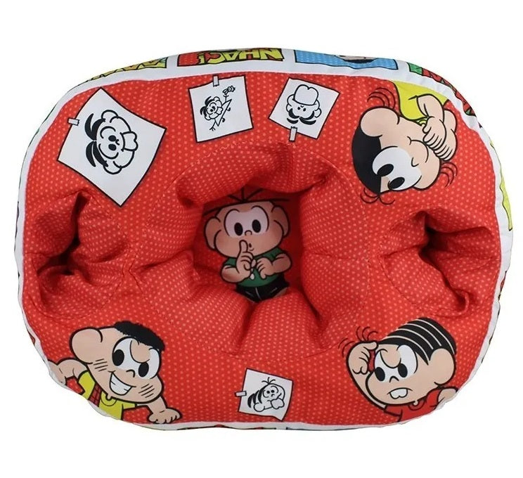 Brazilian Turma da Mônica Popcorn Time Cup Bucket Snacks Holder Cushion Pillow