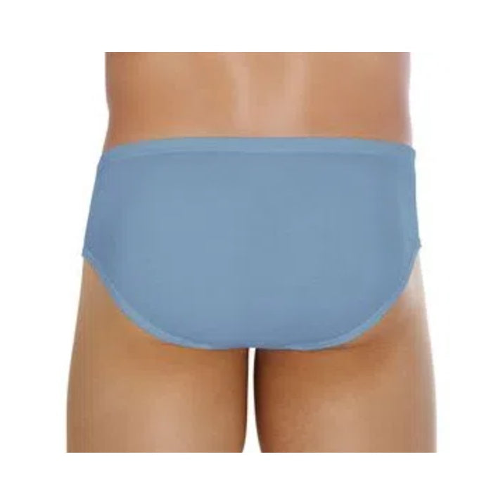 Lot of 3 Zorba Slip Light 172 Cotton Male Tagless Light Blue Underwear Brazilian