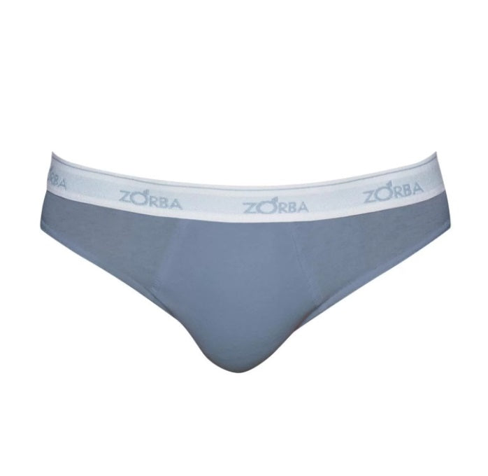 Lot of 3 Zorba Slip Max 764 Light Blue Cotton Male Underwear Original Brazilian