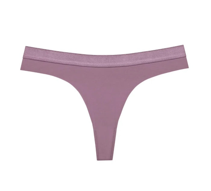 Lot of 3 Mash She Invisible Microfiber Lilac Panty Lingerie Underwear Brazilian