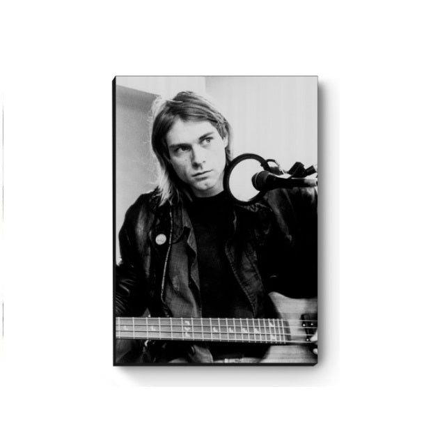 Kurt Cobain Nirvana MDF Canvas Decorative Collectible Painting Music Art A5