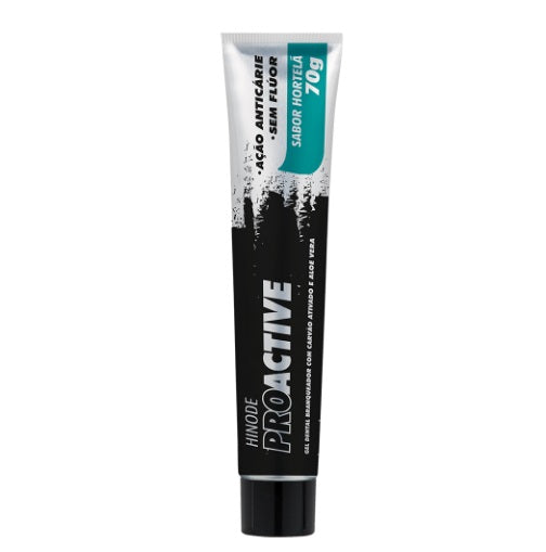 Brazilian Original Proactive Dental Gel Activated Carbon Toothpaste 70g - Hinode