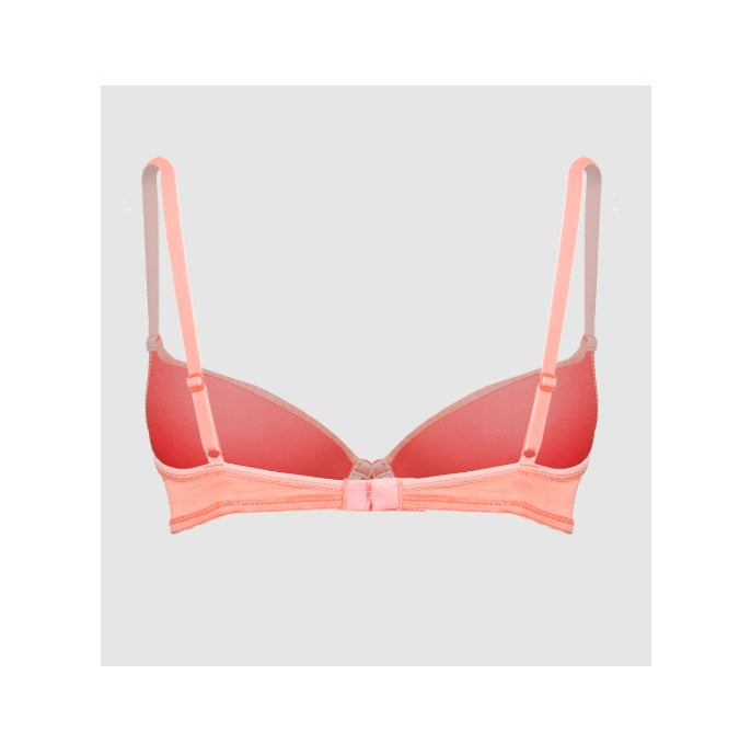 Lot of 3 Hope Touch "Half Cup" Bra Top Pink Microfiber Underwear Brazilian
