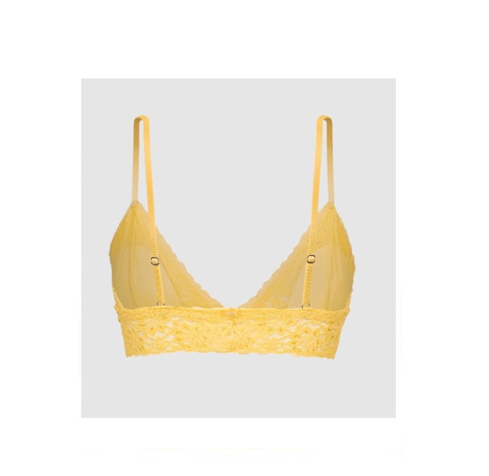 Hope Happy Triangle Lace Top Yellow Adjustable Underwear Lingerie Brazilian