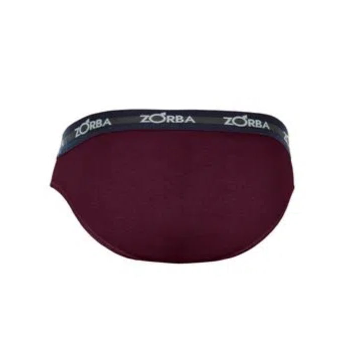 Lot of 3 Zorba Slip Max 764 Wine Cotton Male Underwear Original Brazilian