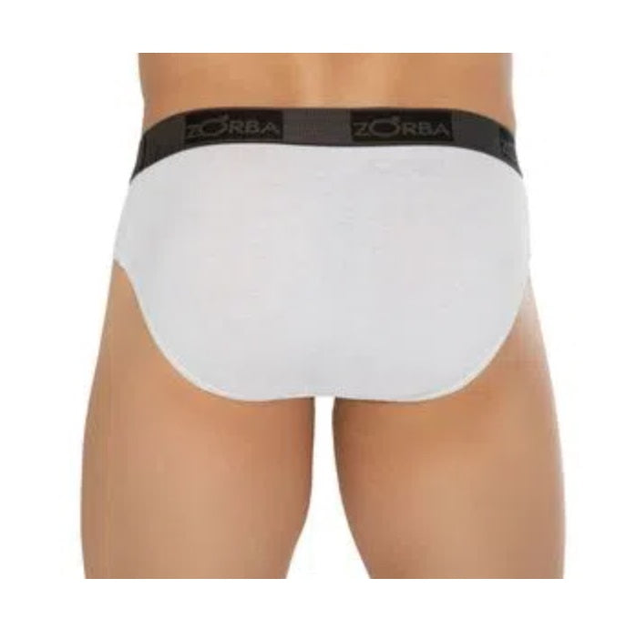 Lot of 3 Zorba Slip Plus 716 White Tagless Cotton Underwear Original Brazilian