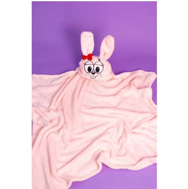 Brazilian Original Dalila Embroidered Soft Baby Pink Blanket Bedding Decoration
