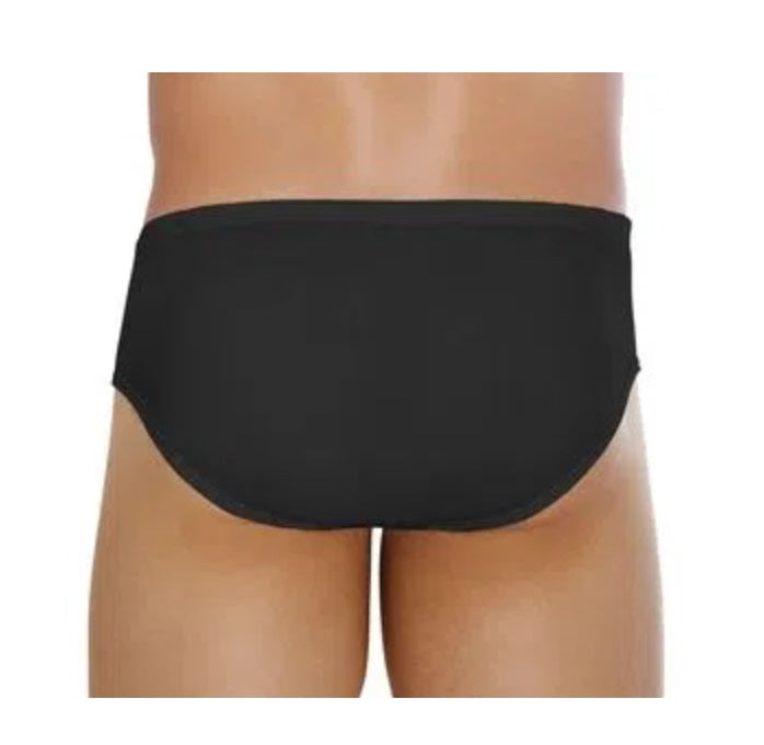 Lot of 3 Zorba Slip Light 172 Cotton Male Tagless Black Underwear Brazilian