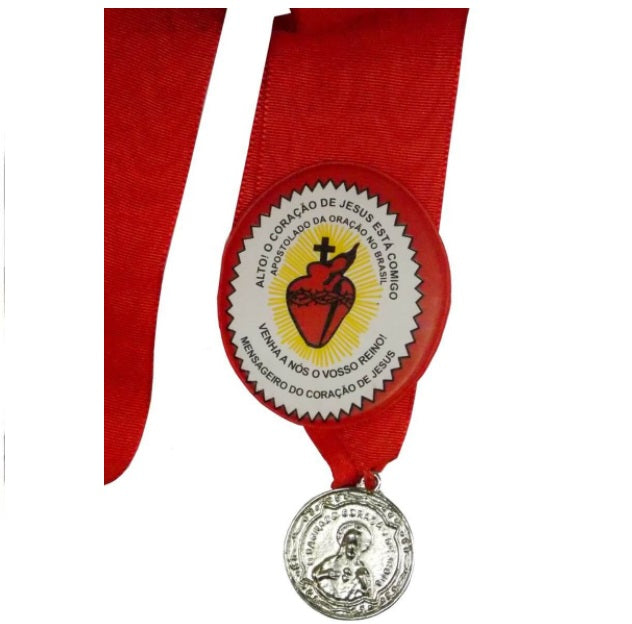 Brazilian Jesus Heart Apostolate Ribbon Religious Collectible Articles Baptism