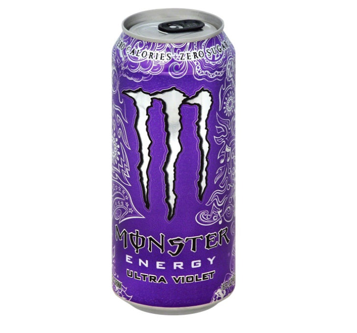 Brazilian Original Energy Drink Citrus Grape Ultra Violet 473ml - Monster