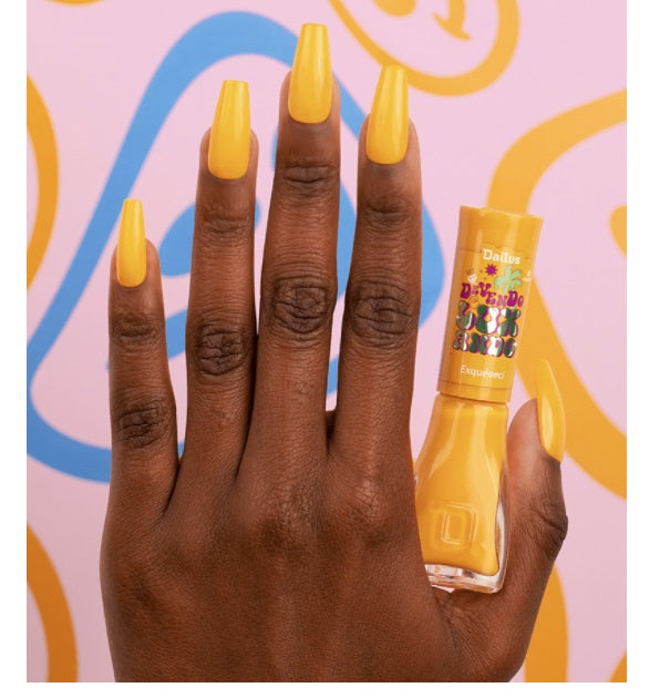 Brazilian Original Dailus Devendo e Luxando Nail Polish Kit 7 Units Beauty Art