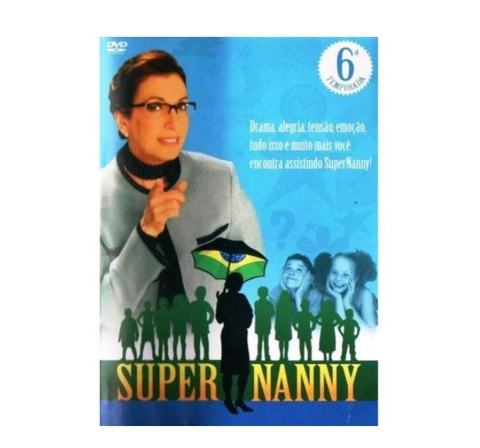 Brazilian Original Collectible DVD Super Nanny Complete 6th Season SBT