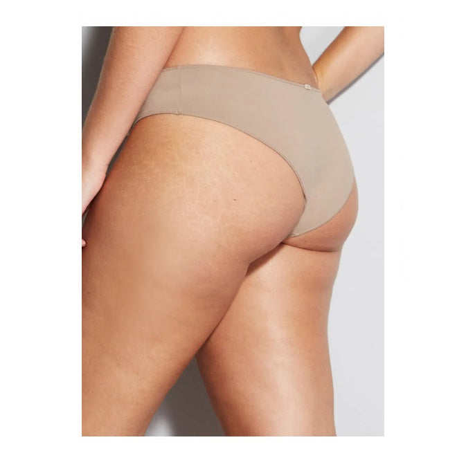 Lot of 3 Hope Touch Bio Microfiber Wide Sides Panty Beige Underwear Brazilian
