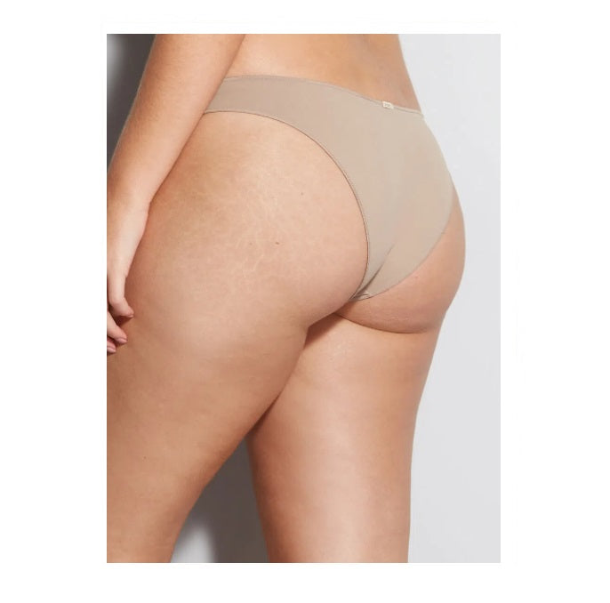 Lot of 3 Hope Touch Microfiber Bikini Panty Beige Cotton Underwear Brazilian