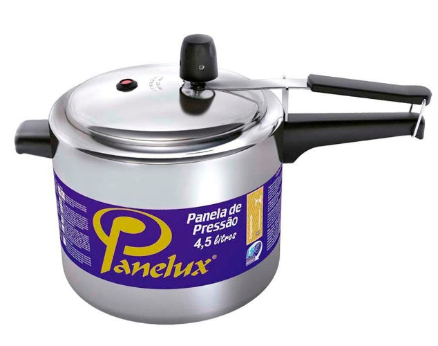 Brazilian Orignal Panex Classic Polished 4,5 Liter Pressure Cooker Pan - Panelux