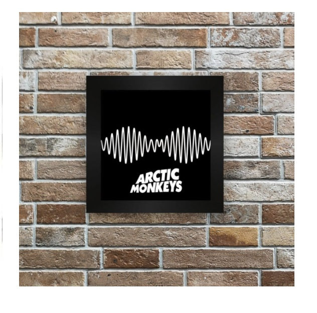 Arctic Monkeys AM Tile w/ Frame Decorative Collectible Framework Painting Art