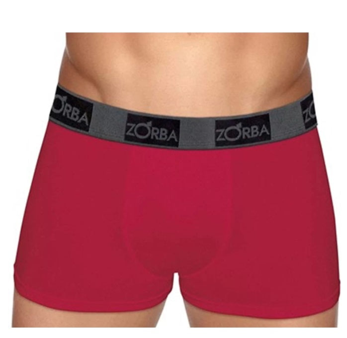 Lot of 3 Zorba Boxer Plus 717 Red Cotton Male Underwear Brazilian Original