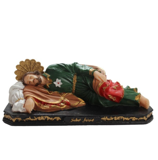 Brazilian Original São José Saint Jose Sleeping Resin Image 10cm Religious Articles