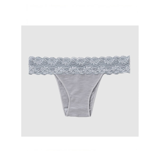 Lot of 3 Hope Green Modal Bikini Lace Panty Mescla Underwear Lingerie Brazilian