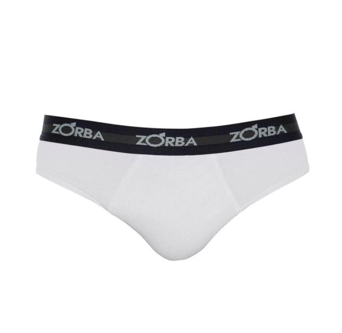 Lot of 3 Zorba Slip Max 764 White Cotton Male Underwear Original Brazilian