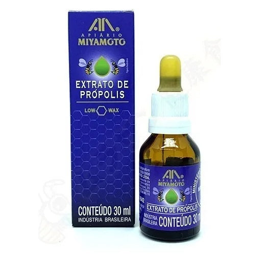 Brazilian Original Natural Immunity Green Propolis Extract 28% 30ml - Miyamoto