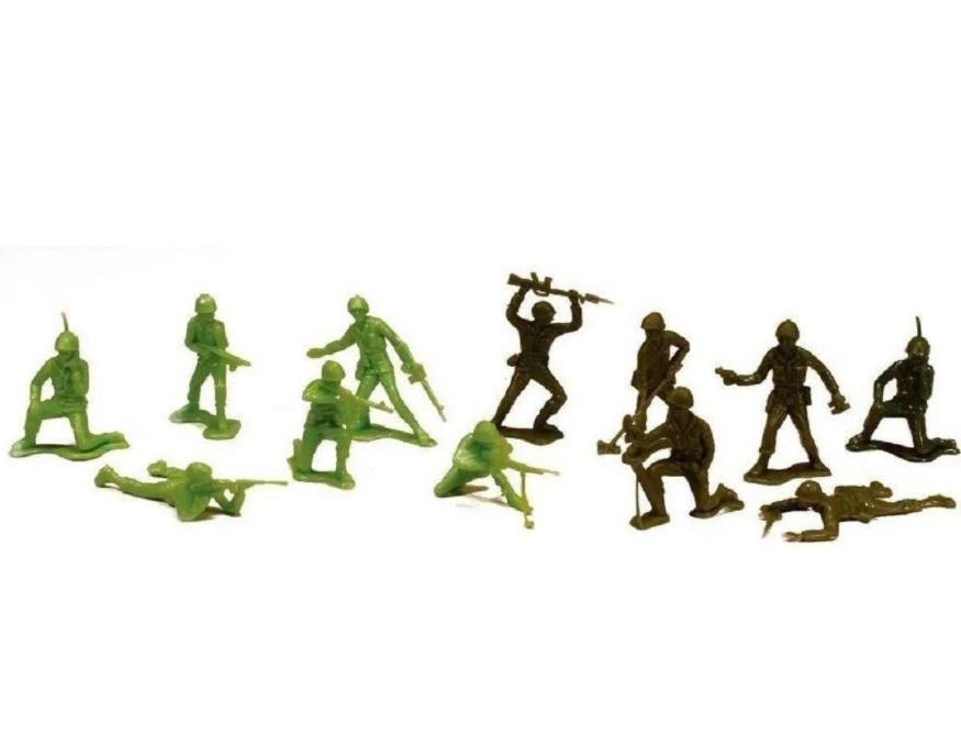 Brazilian Original Gulliver Real Heros Soldier Army Miniature Collectible 60 Pcs