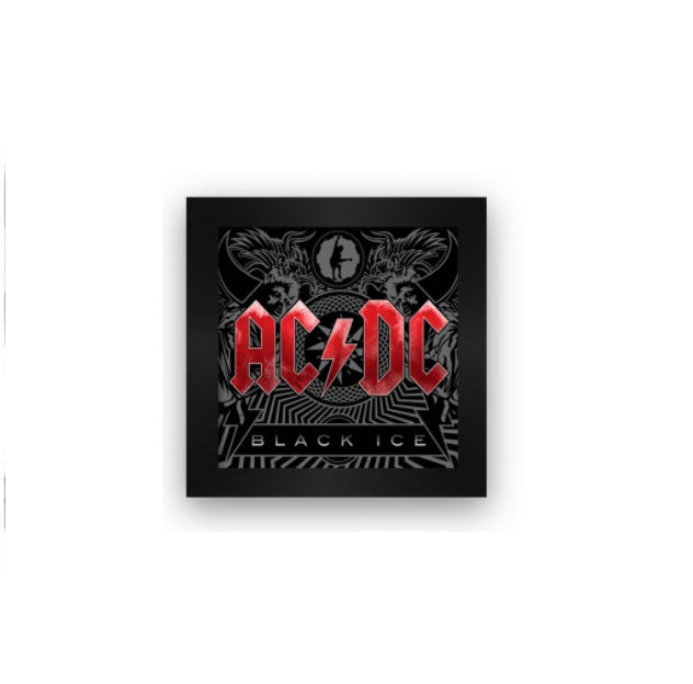 AC/DC Black Ice Tile w/ Frame Decorative Collectible Framework Printing Art