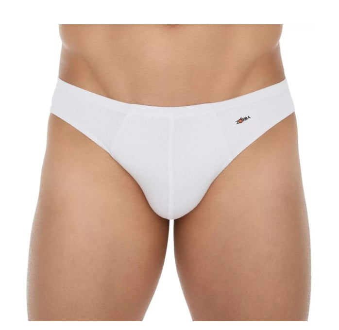 Lot of 3 Zorba Slip Light 772 White Cotton Tagless Underwear Original Brazilian