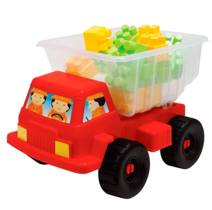 Brazilian Original Gulliver Medium Truck Bricks & Klicks Mount Blocks Kids Toys