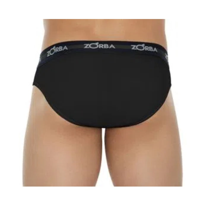 Lot of 3 Zorba Slip Max 764 Black Cotton Male Underwear Original Brazilian