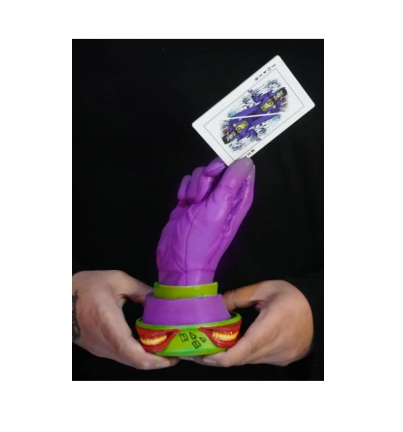 Brazilian Ornament Purple Joker Hand Decorative Glove Collectibl Geek Art