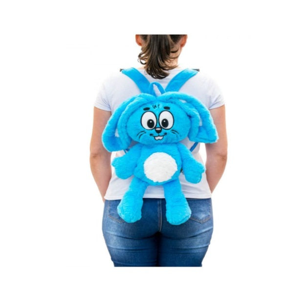 Brazilian Original Sansão Blue Backpack Bag Turma da Mônica Gang 50x24cm