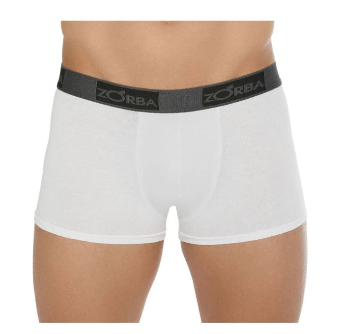 Lot of 3 Zorba Boxer Plus 717 White Cotton Male Underwear Brazilian Original