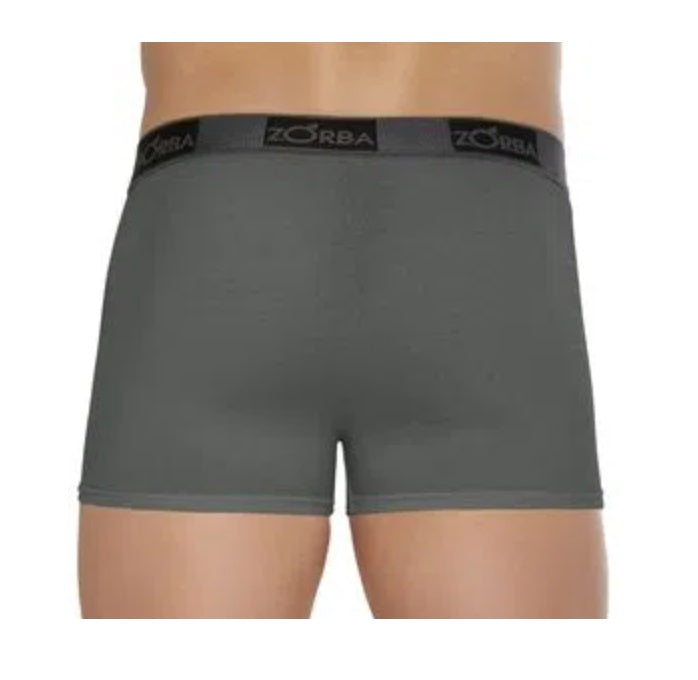 Lot of 3 Zorba Boxer Plus 717 Graphite Cotton Male Underwear Brazilian Original