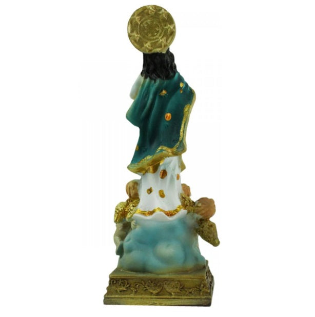 Brazilian Our Lady of the Immaculate Conception Resin Religious Image 42 cm