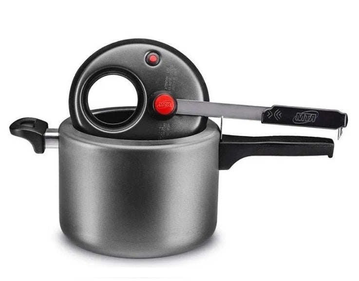 Original Aluminium Pressure Cooker Pan 4,5L Graphite Non-stick Display - MTA