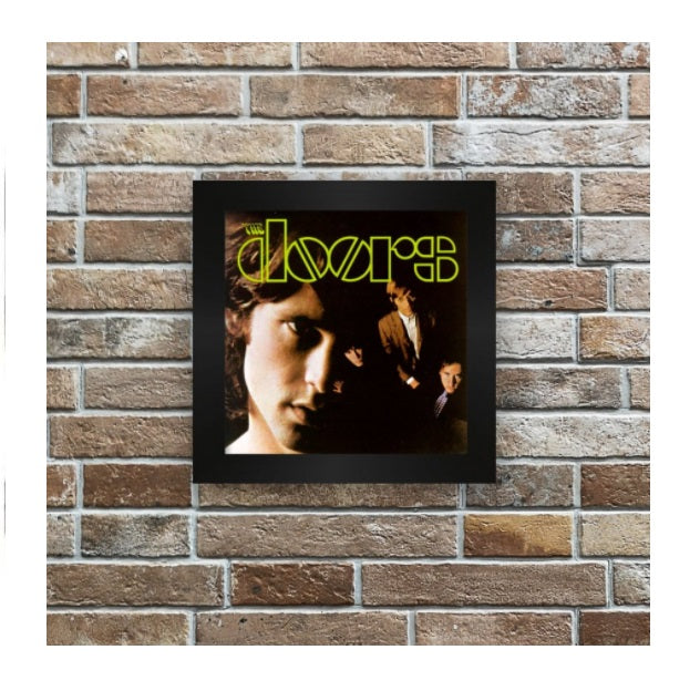 The Doors 1967 Tile  w/ Frame Decorative Collectible Framework Printing Art
