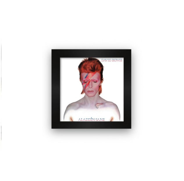 David Bowie Alladin Sane Tile w/ Frame Decorative Collectible Framework Painting