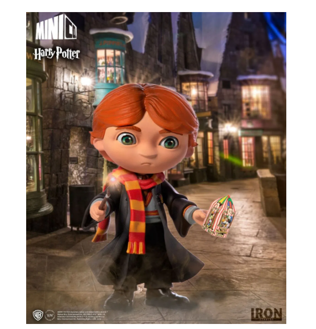 Ron Weasley Harry Potter MiniCo Collectible Miniature Statue Iron Studios