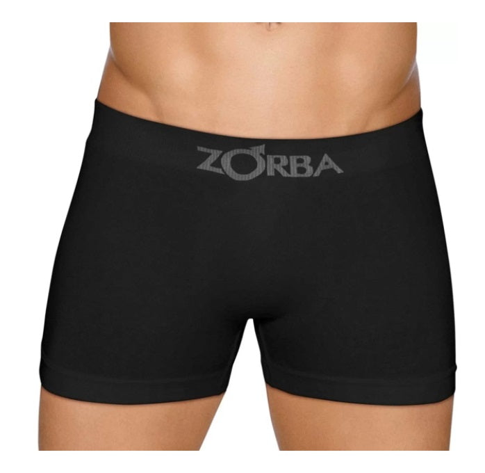 Lot of 3 Zorba Boxer Cotton  Seamless Tagless Black Underwear Original Brazilian