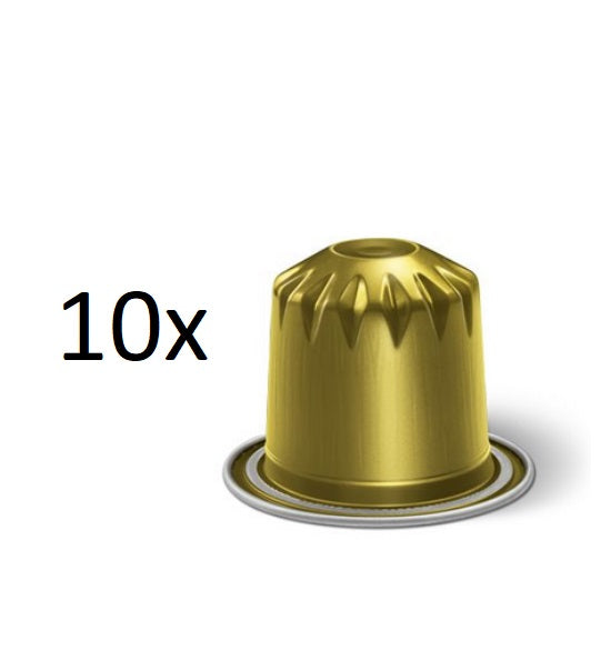 Brazilian Original Organic Coffee Aluminum Capsules Nespresso Compatible 10 unt