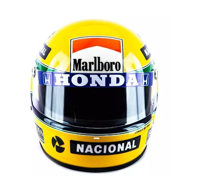 Brazilian Ayrton Senna Mundial F1 Championship 1988 Helmet Replica Collectible