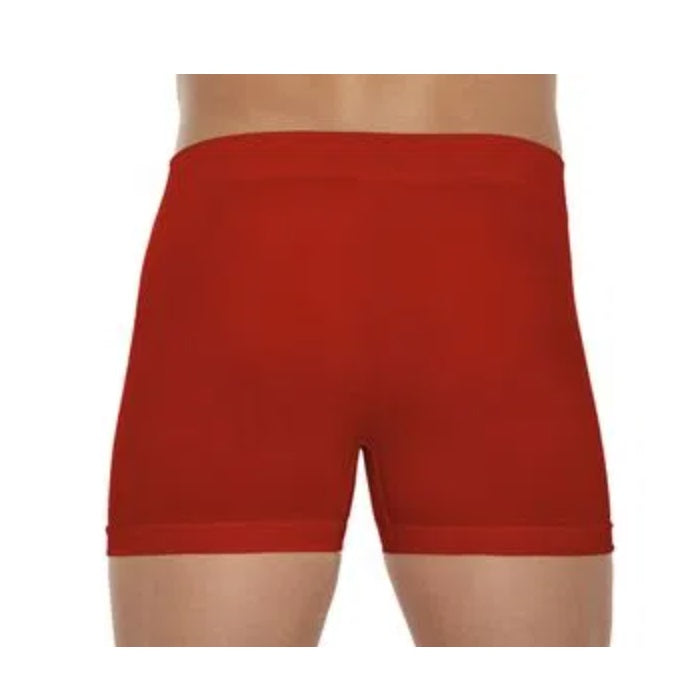 Lot of 3 Zorba Boxer Cotton Seamless Tagless Red Underwear Original Brazilian